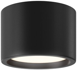 HYDRA lampa sufitowa tuba czarna H7cm fi10.5cm 10W
