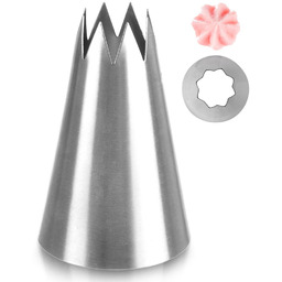 Tylka do dekoracji stalowa gwiazda