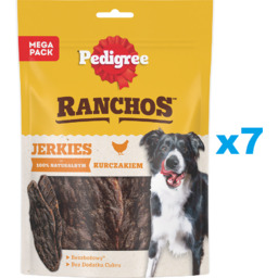 PEDIGREE Ranchos Jerkies z kurczakiem 7x180g bezzbożowa karma