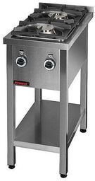 KROMET Kuchnia gastronomiczna gazowa 2-palnikowa 000.KG-2M