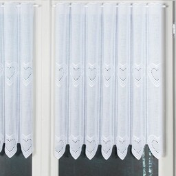 Markizeta Zazdrostka haftowana, wysokość 90cm, kolor 001 biały