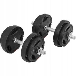 20 Kg Hantle regulowane 2x10kg winyl uchwyty 30