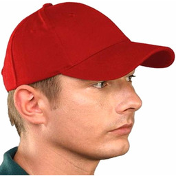 CZLUX - Czapka z daszkiem - czerwony