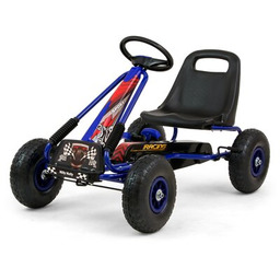 MILLY MALLY Gokart na pedały Thor Niebieski