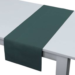 Bieżnik prostokątny, zgaszona szmaragdowa zieleń, 40 x 130