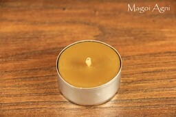 Tealight - świeca z wosku herbaciarka - kolor