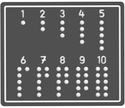 Stół aktywności BELEDUC - Plansza "Matematyka, 1-10"