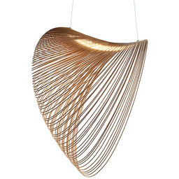 Luceplan - Illan Żyrandol LED drewniany ściemniany Ø