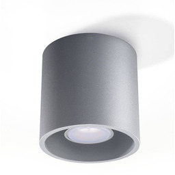 Sollux Lighting Lampa sufitowa ORBIS 1 SL.0018 szara