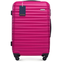 Średnia walizka z ABS - u i identyfikator