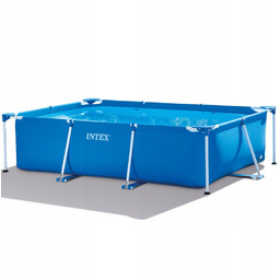 Basen stelażowy prostokątny ogrodowy dla dzieci 220x150x60 cm