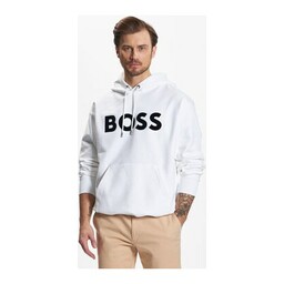 Boss Bluza 50485316 Biały Oversize