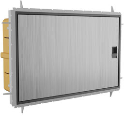 Rozdzielnica podtynkowa IP65 12 modułowa 990.12.INOX M-L 0050