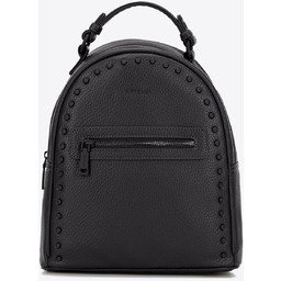 Damski plecak z imitacji skóry z jednolitymi dżetami