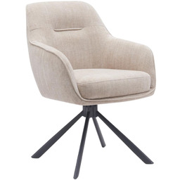 Krzesło obrotowe do jadalni Avola (40004), beżowe, nowoczesne