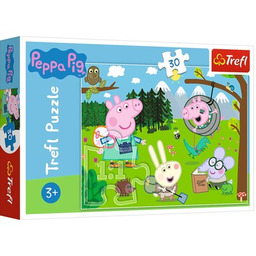 TREFL Puzzle Świnka Peppa Leśna wyprawa 18245 (30