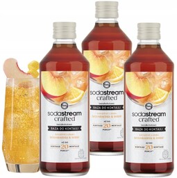 Zestaw Syrop SodaStream Crafted Brzoskwinia & Imbir 3x330