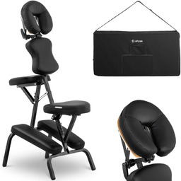 Krzesło Do Masażu Składane Do 130 Kg Czarne