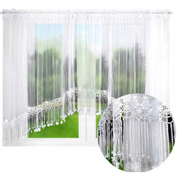 Firana Gotowa Gipiura 30CM Firany do Salonu Łuk