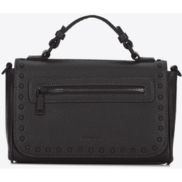 Damska listonoszka z imitacji skóry z ozdobioną klapą