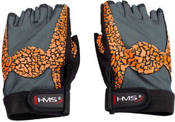 RĘKAWICE NA SIŁOWNIĘ RST03 ORANGE/GRAY HMS