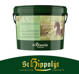 St Hippolyt Suplement na wyciszenie dla koni nerwowychAnti-Stress-Kräuterpellets