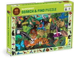 Rainforest Search & Find Puzzle: 64 Piece Puzzle