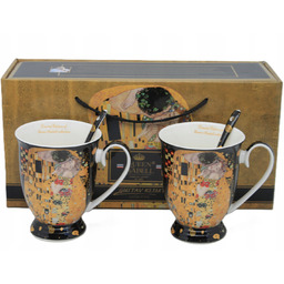 Kubki porcelanowe 300 ml zestaw 2 szt Klimt