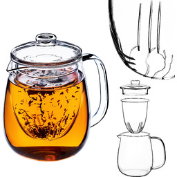 Dzbanek na herbatę Lyss z zaparzaczem 600ml