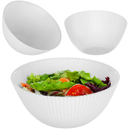 Salaterka szklana Regno 15.2 cm biała 1 szt.