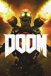 empireposter Doom - Key Art gra wideo Game