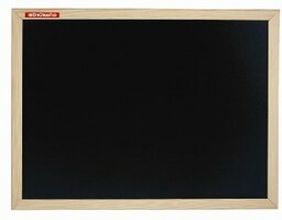 Tablica kredowa rama drewniana 60x80cm MEMOBE czarna /TB86MB/