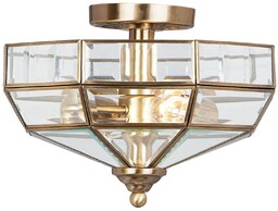 Elstead Antyczna mosiężna lampa sufitowa Old Park
