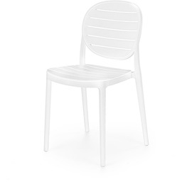 Krzesło ogrodowe plastikowe białe K529