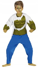 Strój Dziecięcy Hulk Avengers Superbohater 134-140