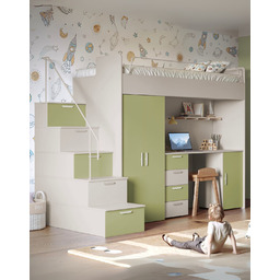 Meblościanka Raj 4 kaszmir - pokój dziecięcy, młodzieżowy