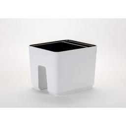 Doniczka na balustradę 5,5l Biała, 30x26cm Berberis