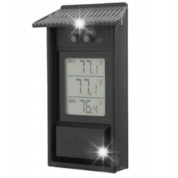 TERMOMETR OGRODOWY CYFROWY ZEWNĘTRZNY WODOODPORNY