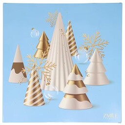 ZMILE COSMETICS Beauty kalendarz adwentowy "3D Christmas Trees"