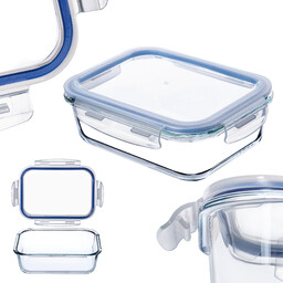 Szklany pojemnik na żywność Athie 370ml prostokątny