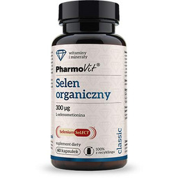 PHARMOVIT Selen organiczny 300ug L-selenometionina SeleniumSeLECT, 60 kapsułek