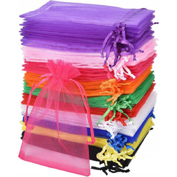 WORECZKI Z ORGANZY MAŁE TOREBKI NA PREZENT ŚWIĘTA