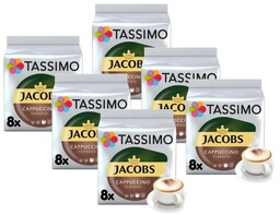 ZESTAW - Kapsułki Tassimo Jacobs Cappuccino Classico 6x8