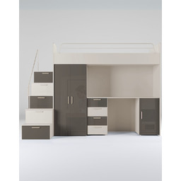 Meblościanka Raj 4 kaszmir połysk - pokój dziecięcy,