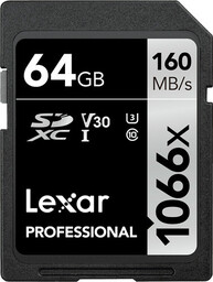 Lexar Karta pamięci SDXC 64GB 1066x (160MB/s) Professional