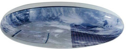Lindby - Orbi LED Lampa Sufitowa Ø38 Blue/White