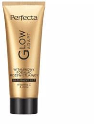 Perfecta GLOW ADAPT Witaminowy podkład rozświetlający Witamina C&Amla