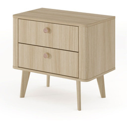Stolik nocny VIKI 2S (E) Dąb barista