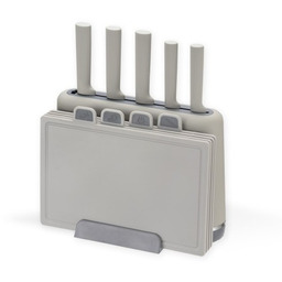 MAESTRO Zestaw noży i desek na podstawce MR-1412-GREY