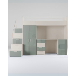 Meblościanka Raj 4 kaszmir połysk - pokój dziecięcy,